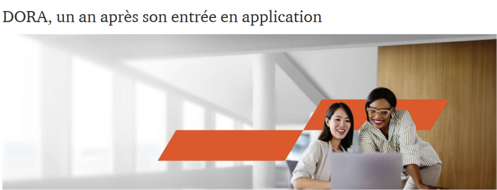 DORA, un an après son entrée en application