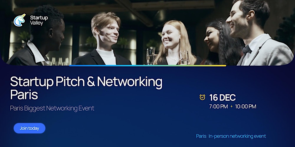 Startup Pitch & Networking in Paris